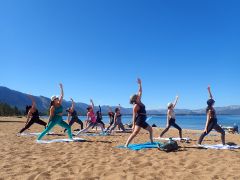 Practice Yoga on the Beach
